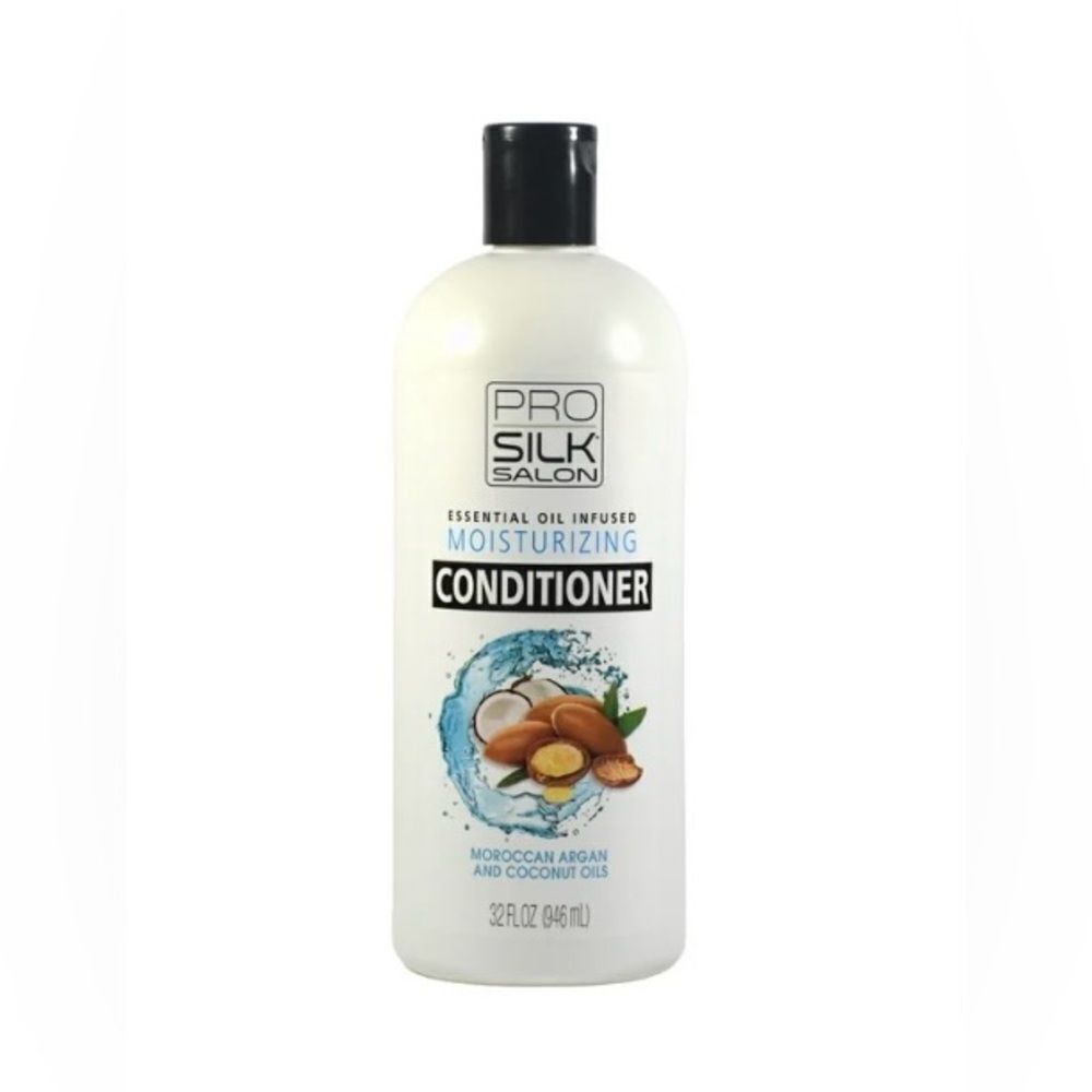 🛍️ Pro Silk Salon Moisturizing Conditioner with Moroccan Argan and Coconut Oils🎁